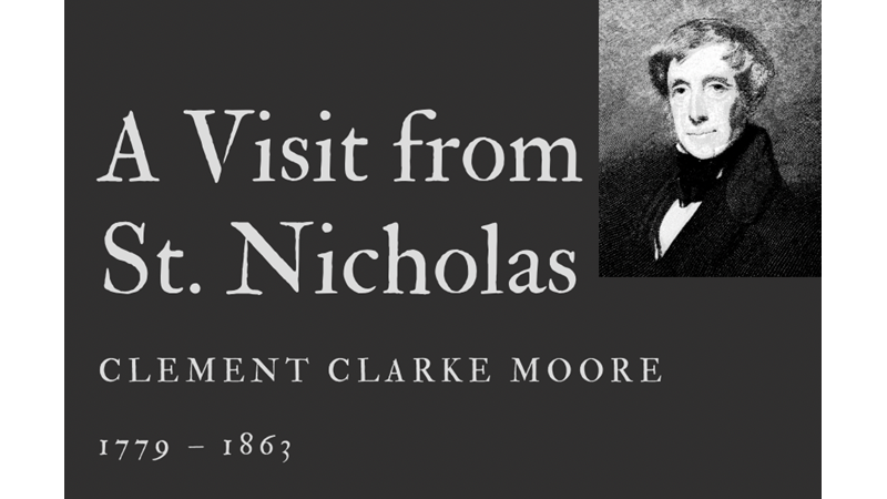 A VISIT FROM ST NICHOLAS - CLEMENT CLARKE MOORE