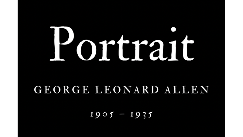 PORTRAIT - GEORGE LEONARD ALLEN - Friendz10