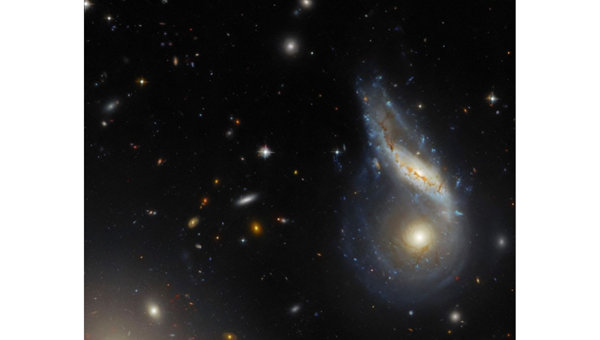 LET'S LOOK AT TWO GALAXIES COLLIDING!
