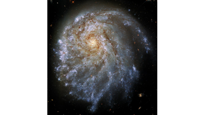 SPIRAL GALAXY OUT OF PROPORTION TO OTHER SPIRAL GALAXIES -Friendz10