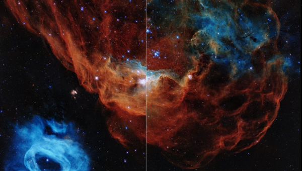 STAR FORMATION ZONE WITH THE APPEARANCE OF WATER AND FIRE -Friendz10