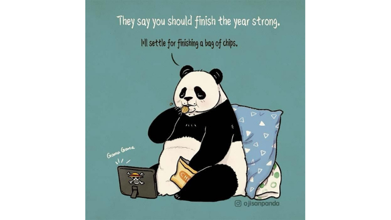 WITH OJISAN PANDA THE MIDLIFE CRISIS TURNS INTO A LAUGHING CRISIS -Friendz10