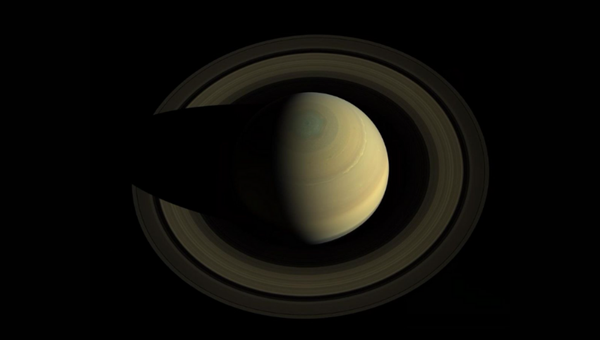SATURN WITH ITS ICONIC RINGS