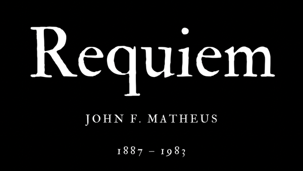REQUIEM - JOHN F. MATHEUS - Friendz10