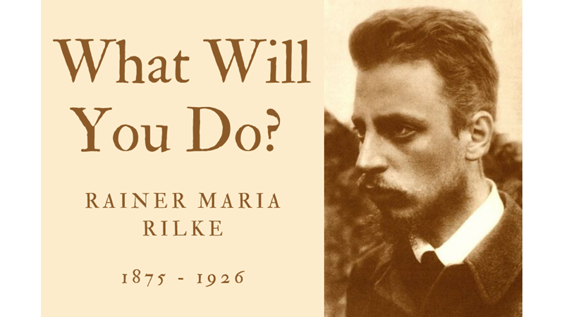 WHAT WILL YOU DO? - RAINER MARIA RILKE - Friendz10