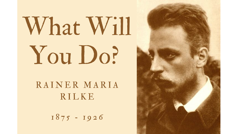 WHAT WILL YOU DO? - RAINER MARIA RILKE - Friendz10