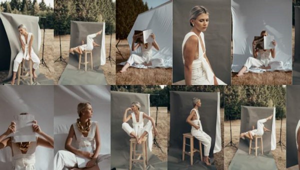 DO YOUR OWN MAGAZINE SHOOT WITH ALL-WHITE CLOTHES