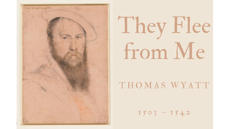 THEY FLEE FROM ME - THOMAS WYATT - Friendz10