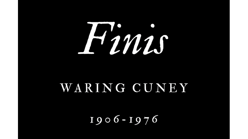 FINIS - WARING CUNEY - Friendz10