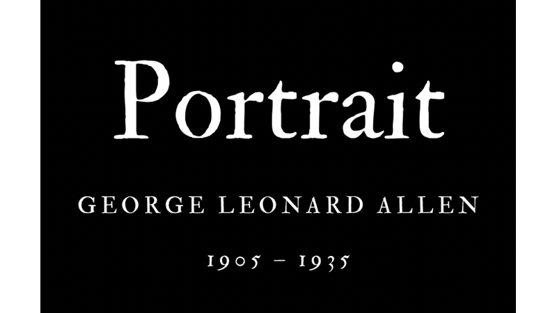 PORTRAIT - GEORGE LEONARD ALLEN - Friendz10