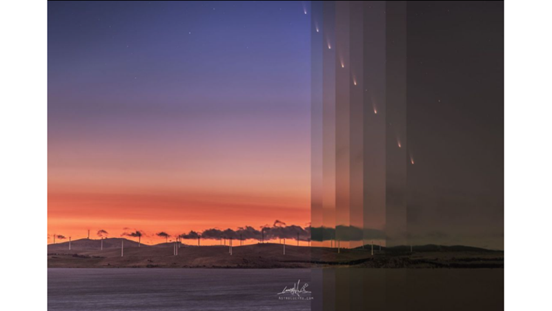 COMET A3 AT SUNRISE