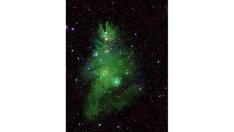 CHRISTMAS TREE IN THE SKY: CHRISTMAS TREE CLUSTER