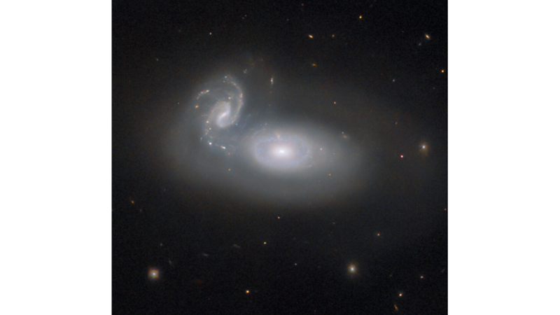 EVEN THE GALAXIES ARE MIXED TOGETHER AND WE ARE STILL... :  MCG+05-31-045