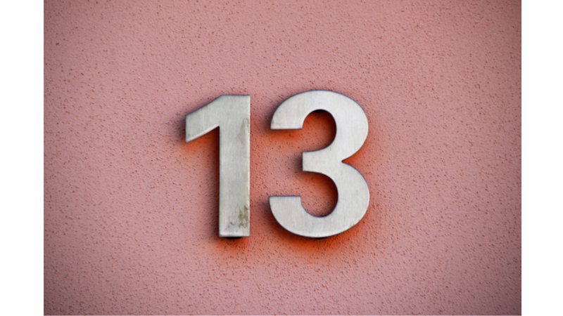 UĞURSUZ SAYI 13