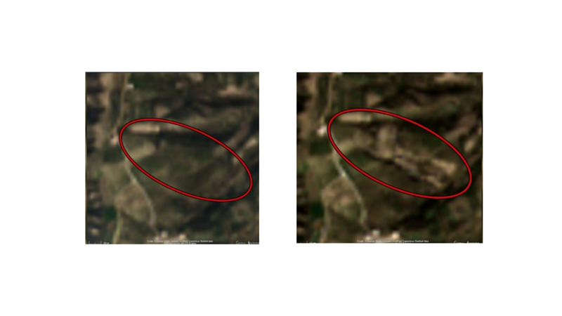 DEPREM SONRASI HATAY’DA OLUŞAN YARIK DRONE İLE GÖRÜNTÜLENDİ