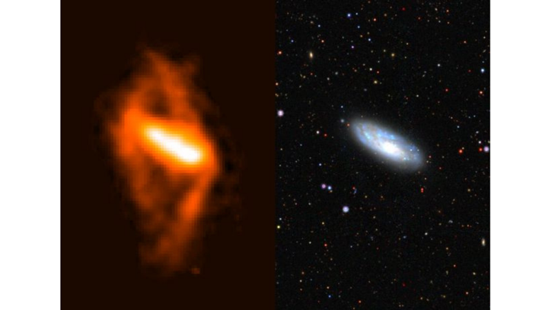A RARE GALAXY ENROUNDED BY A SECRET COSMIC STRIPING DETECTED -Friendz10