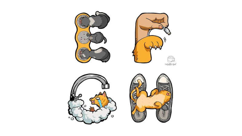 FUN ALPHABET WITH CATS -Friendz10