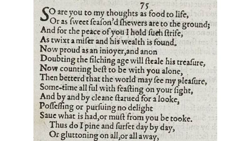 WILLIAM SHAKESPEARE - SONNET 75 -Friendz10