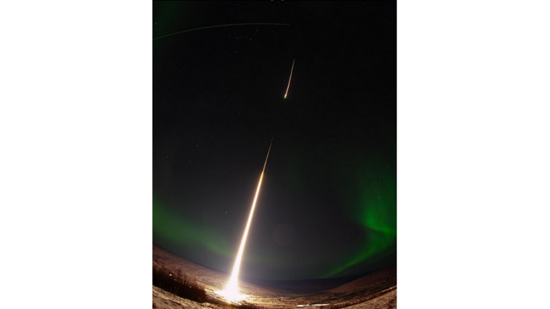 NORTHERN LIGHTS SEEN WHEN LAUNCHING A ROCKET -Friendz10
