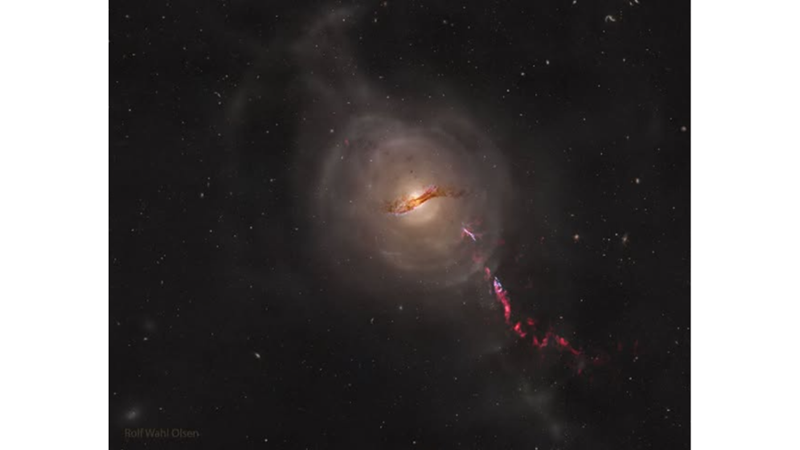 CENTAURUS A'NIN KABUĞU VE JETLERİ