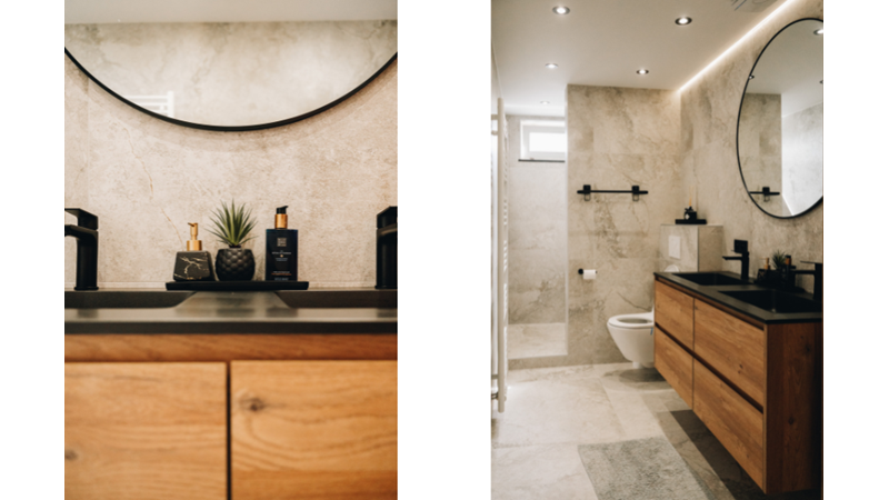 DEV DEKORASYON SERİSİ: SİYAH BANYO DEKORLARI