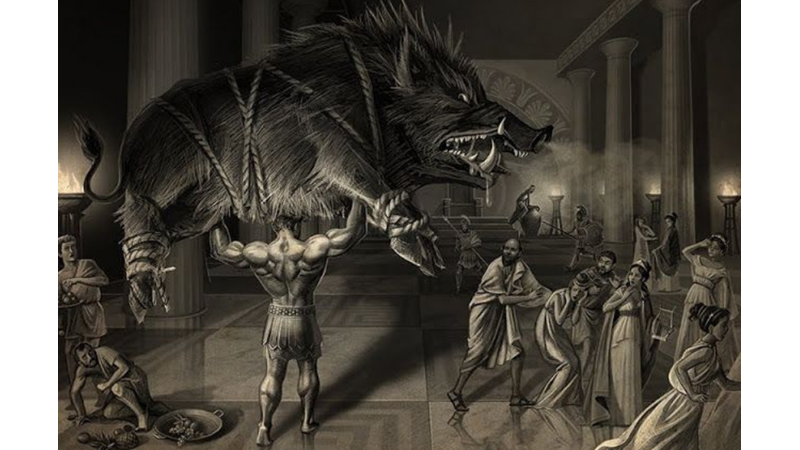 İMKANSIZ GÖREVLERDEN: ERYMANTHIAN YABAN DOMUZU