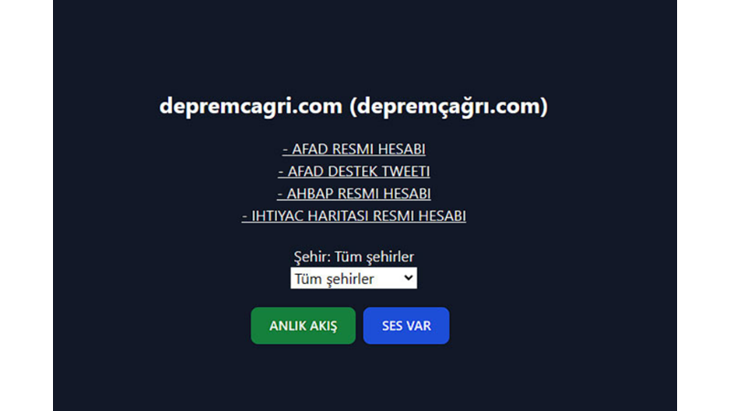 DEPREMZEDELERE YARDIM İÇİN KULLANABİLECEĞİNİZ 5 İNTERNET SİTESİ