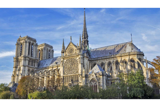 GIANT STAPLES USED IN BUILDING NOTRE DAME CATHEDRAL