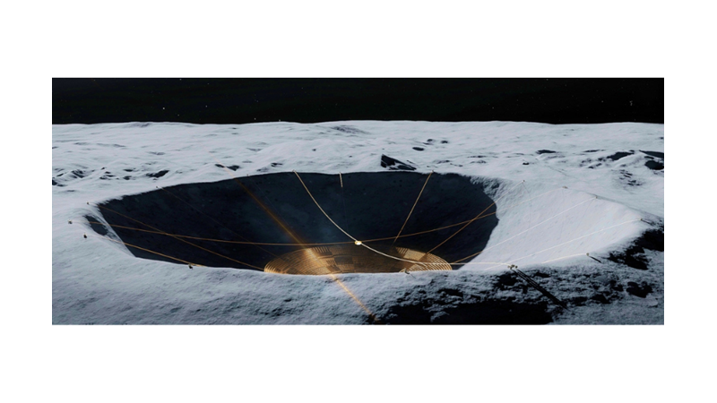 A GIANT HYPERTELESCOPE ON THE MOON -Friendz10