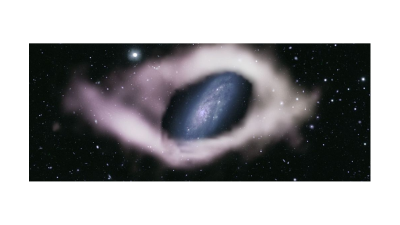 A RARE GALAXY ENROUNDED BY A SECRET COSMIC STRIPING DETECTED -Friendz10
