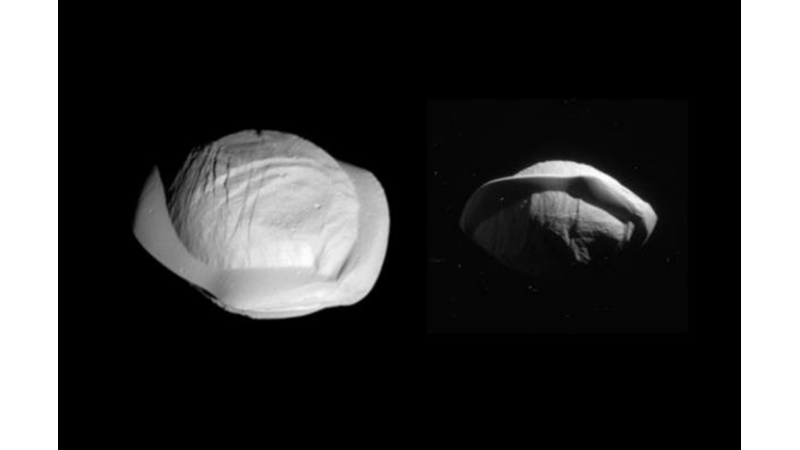 THE SATELLITE OF SATURN, WHICH NEVER LOOKS LIKE A SATELLITE: PAN -Friendz10