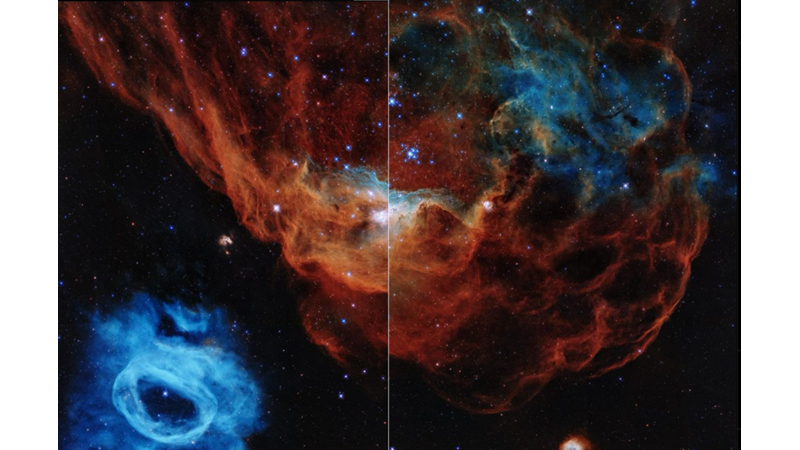 STAR FORMATION ZONE WITH THE APPEARANCE OF WATER AND FIRE -Friendz10