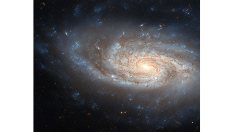 DETAILED IMAGE OF A CLASSIC SPIRAL GALAXY