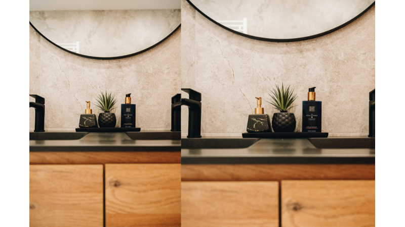 DEV DEKORASYON SERİSİ: SİYAH BANYO DEKORLARI