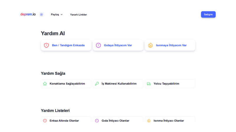 DEPREMZEDELERE YARDIM İÇİN KULLANABİLECEĞİNİZ 5 İNTERNET SİTESİ