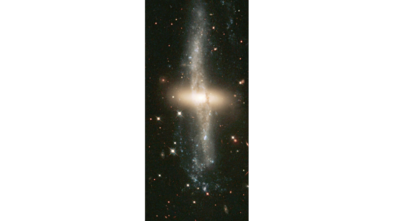 A RARE GALAXY ENROUNDED BY A SECRET COSMIC STRIPING DETECTED -Friendz10