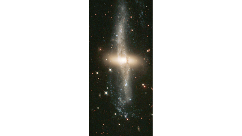 A RARE GALAXY ENROUNDED BY A SECRET COSMIC STRIPING DETECTED -Friendz10