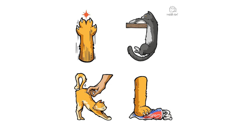 FUN ALPHABET WITH CATS -Friendz10