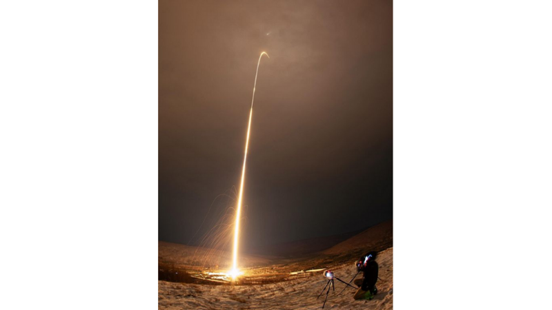 NORTHERN LIGHTS SEEN WHEN LAUNCHING A ROCKET -Friendz10