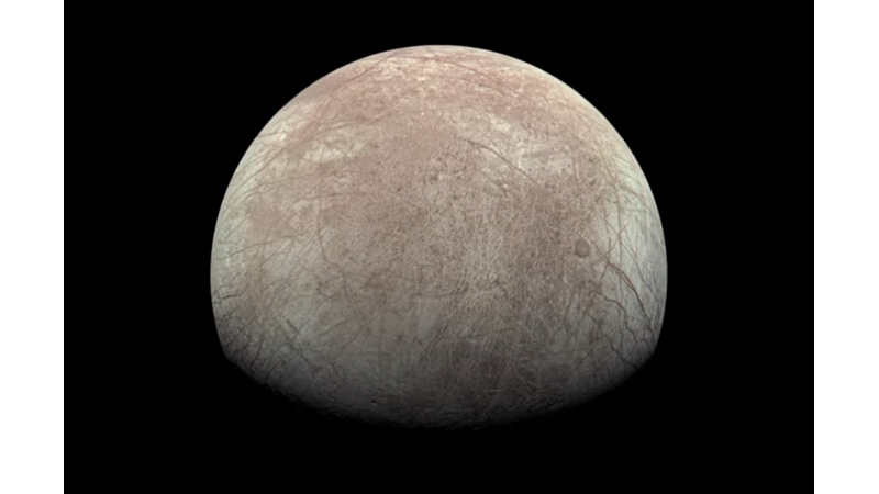 EUROPA WITH THE ICY SIDE