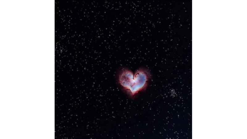 HAVE YOU SEEN A HEART-SHAPED NEBULA?