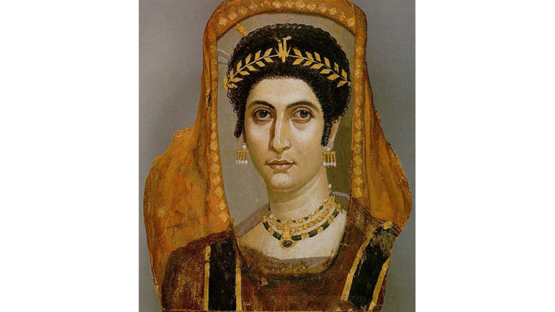 İLK PORTRE ÖRNEKLERİ: FAYYUM PORTRELERİ