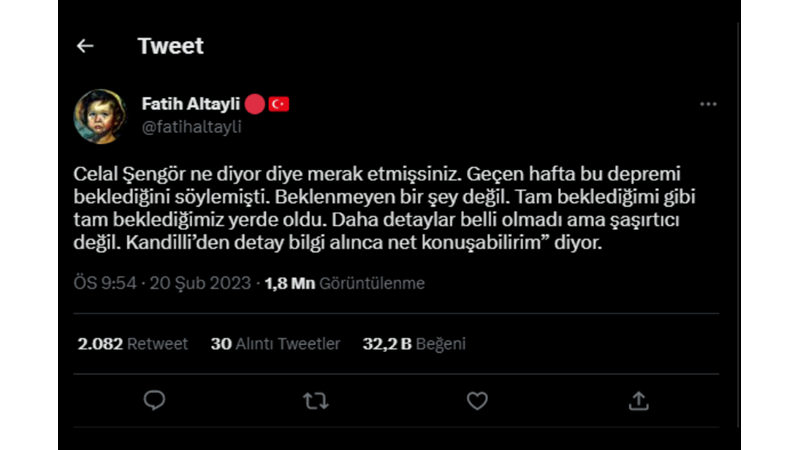 HATAY DEPREMİNDEN SONRA UZMANLARIN AÇIKLAMALARI