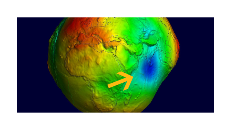 THERE IS A GIANT HOLE OF GRAVITY IN THE INDIAN OCEAN -Friendz10