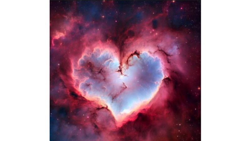 HAVE YOU SEEN A HEART-SHAPED NEBULA?