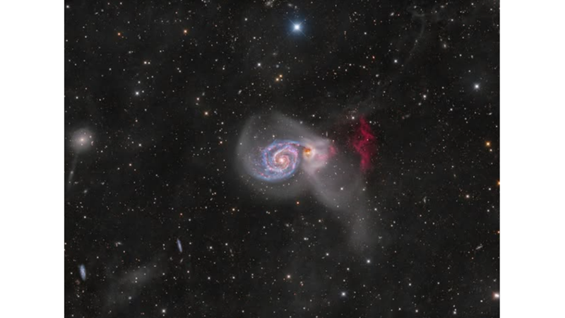 TIDAL CLIFFS AND H-ALPHA CLIFFS: M51