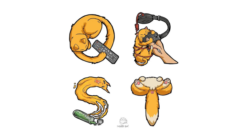 FUN ALPHABET WITH CATS -Friendz10