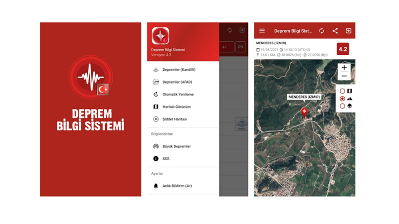 ANLIK DEPREM TAHMİNİ YAPAN UYGULAMALAR