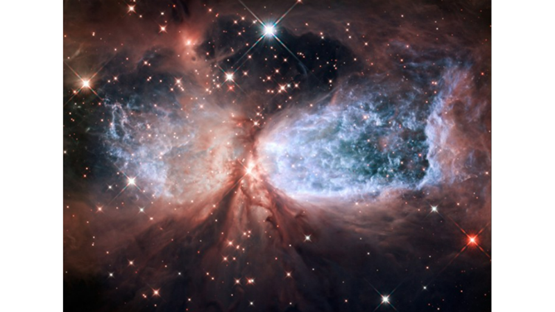 SNOW ANGEL FLOATING IN SPACE
