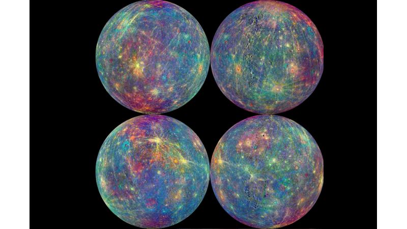 MERCURY WITH ITS DISCO BALL-LIKE APPEARANCE